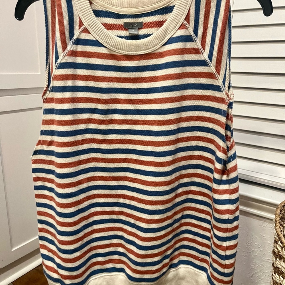 Striped Sleeveless Top